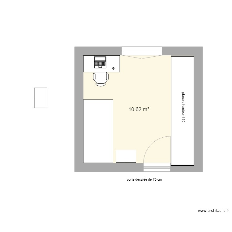 chambre 10. Plan de 0 pièce et 0 m2