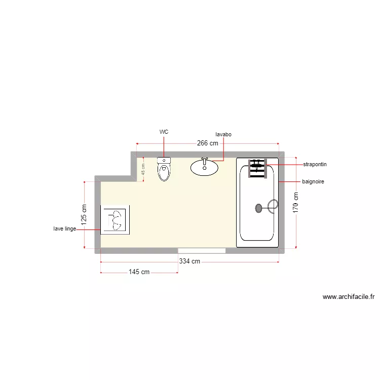plan existant dossier 4571. Plan de 