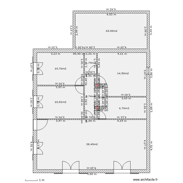 maison sandrine 6. Plan de 