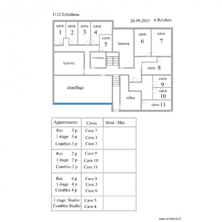 Rte du Village 48B 1. Plan de 0 pièce et 0 m2