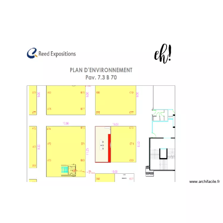 Plan Salon Equiphotel 2022 . Plan de Plan Salon Equiphotel 2022 . Plan de