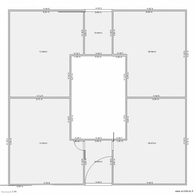 immeuble r 3. Plan de 0 pièce et 0 m2