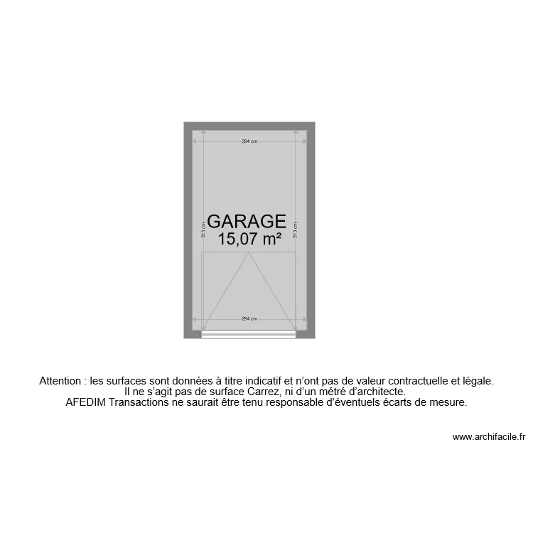 BI 8143 GARAGE . Plan de 