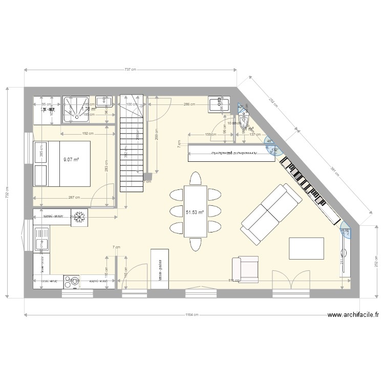 RdC option 51. Plan de 0 pièce et 0 m2