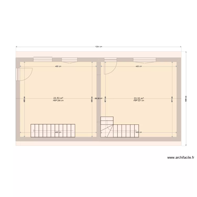 maison Luc sur mer. Plan de 