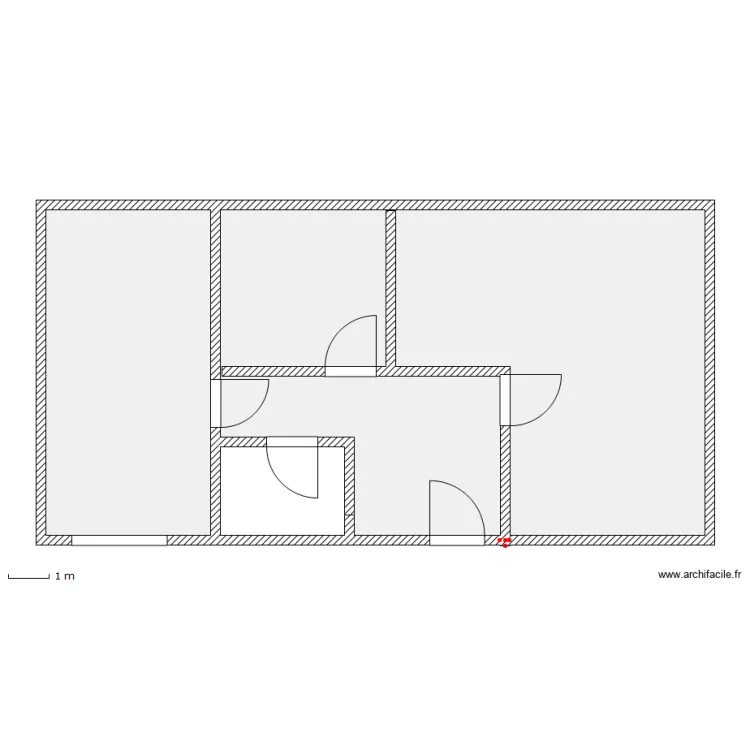 Habitation Beno&icirc;t. Plan de 