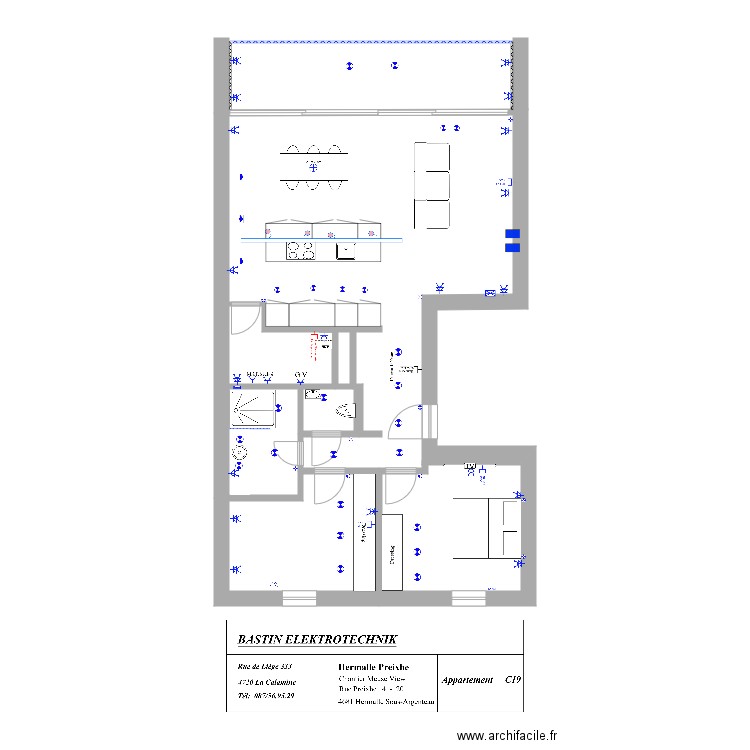 Appartement  Meuse View Bâtiment C19. Plan de 0 pièce et 0 m2