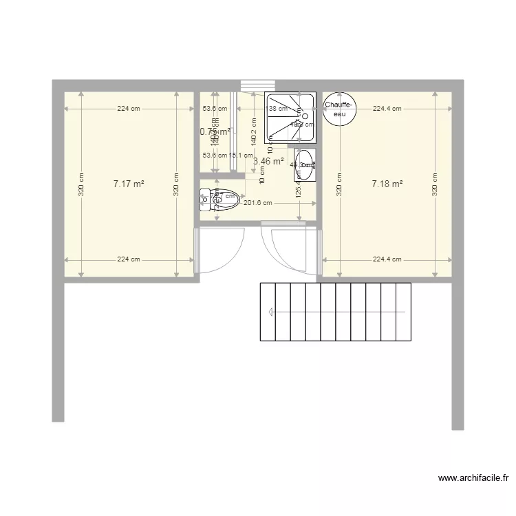 Proposition mezzanine Epicerie. Plan de 