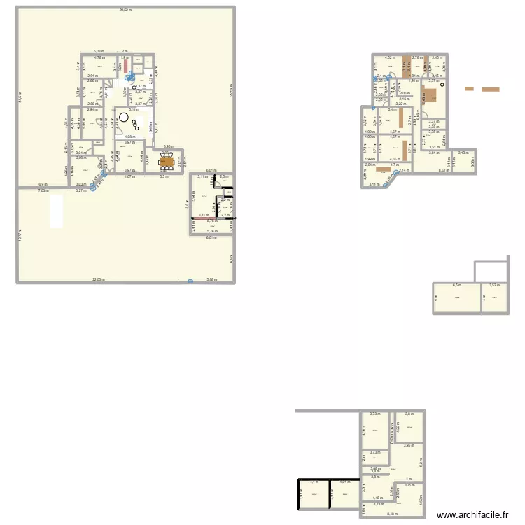 sido 12. Plan de 43 Pièces et 1445 m²