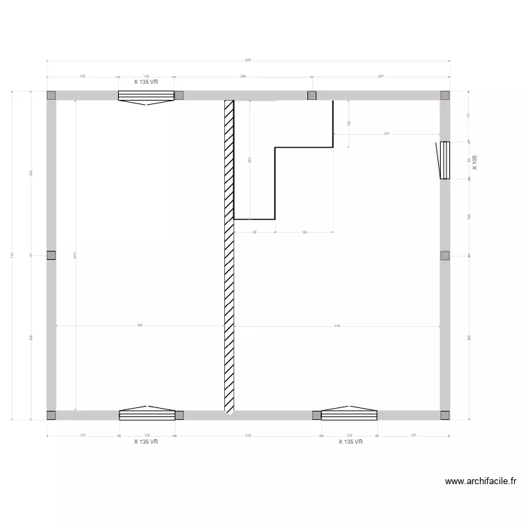 PALOMBA ETAGE. Plan de 