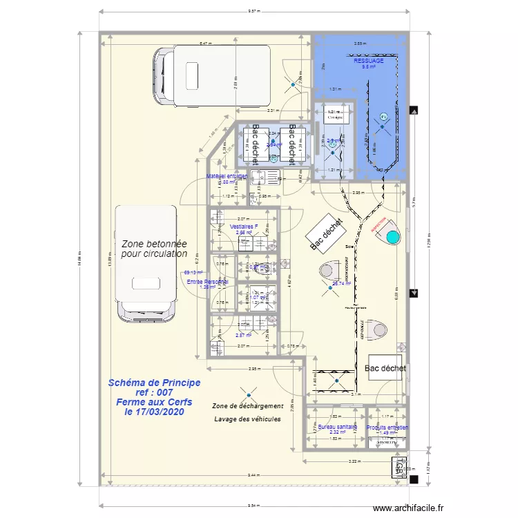 Ferme aux cerfs 007. Plan de Ferme aux cerfs 007. Plan de