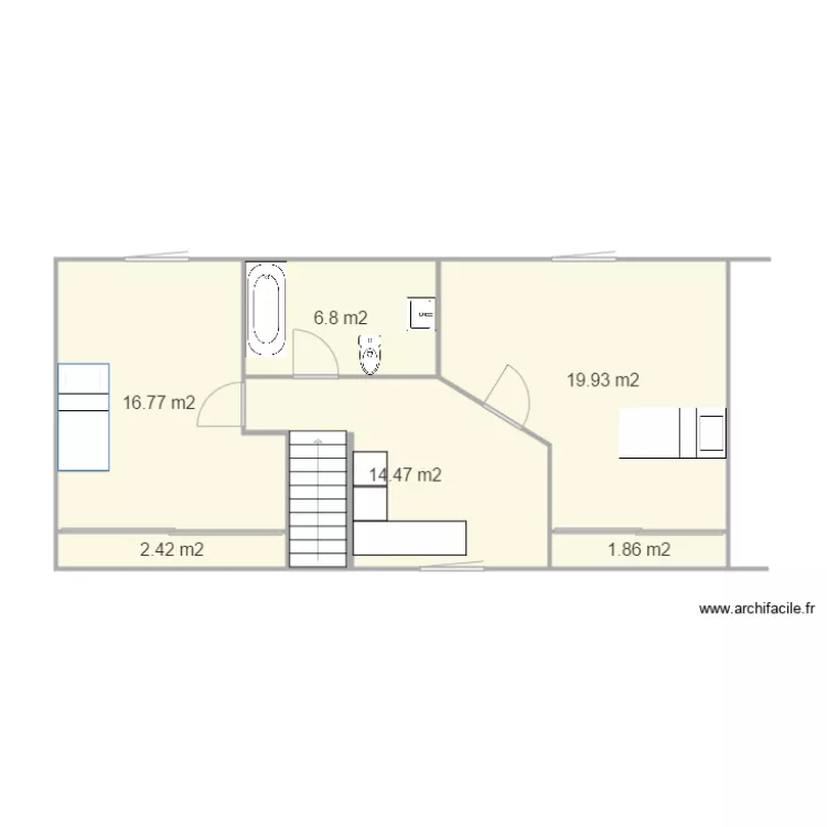 plan combles. Plan de 