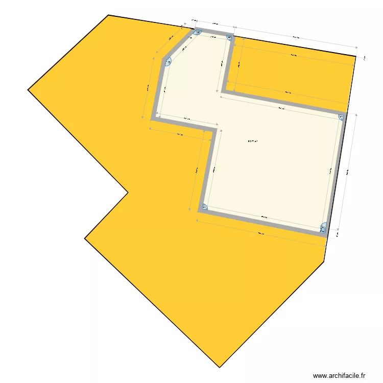 plan de masse maison la crau. Plan de 