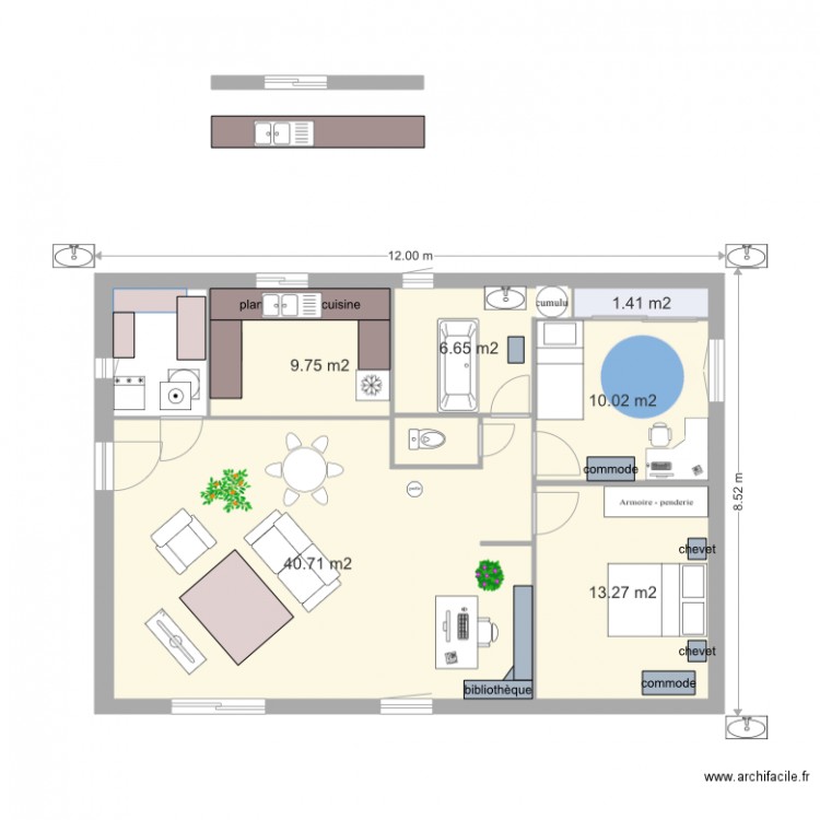 2015 01 19 Projet Marjorie 4ème. Plan de 0 pièce et 0 m2