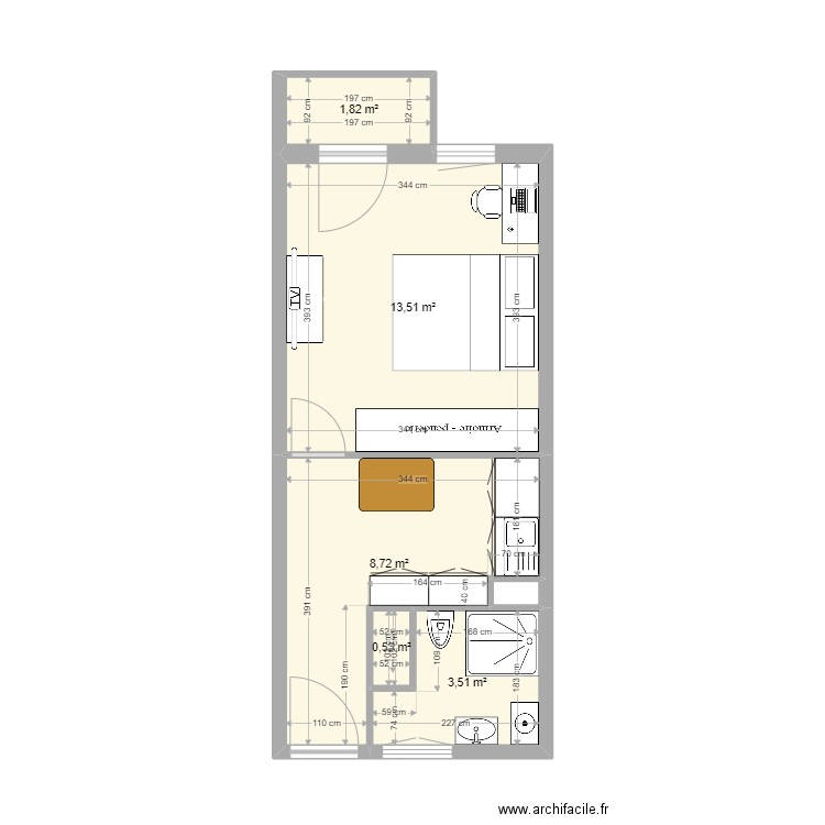 plan actuel neudorf 3. Plan de 6 pièces et 28 m2