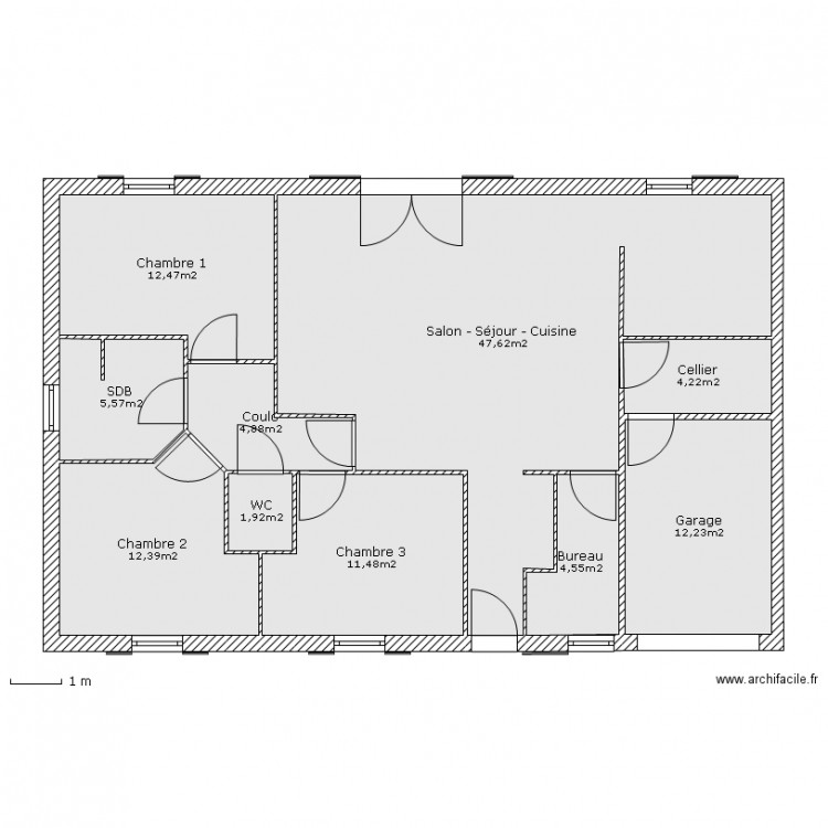 Maison mikit 2. Plan de 0 pièce et 0 m2