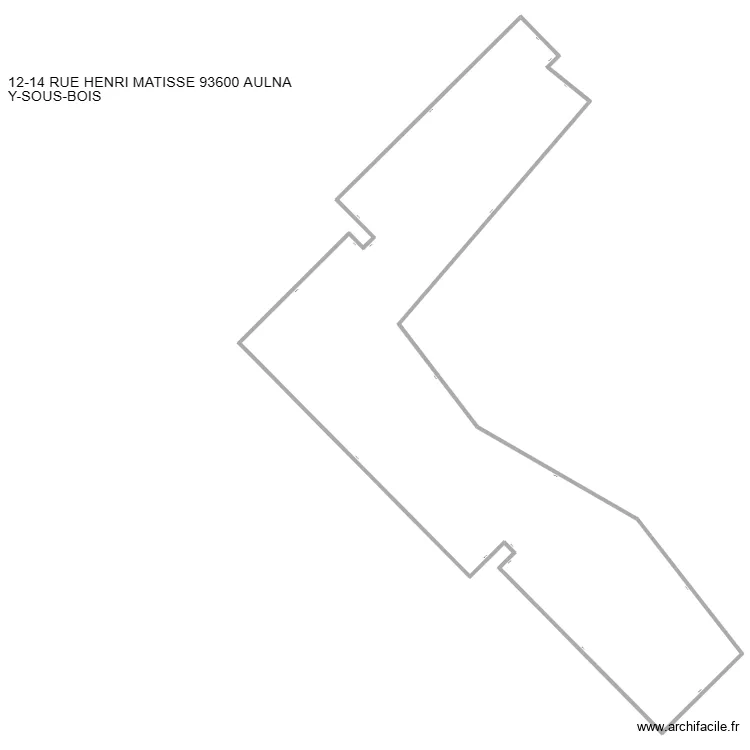 ADEF AULNAY SOUS BOIS . Plan de 