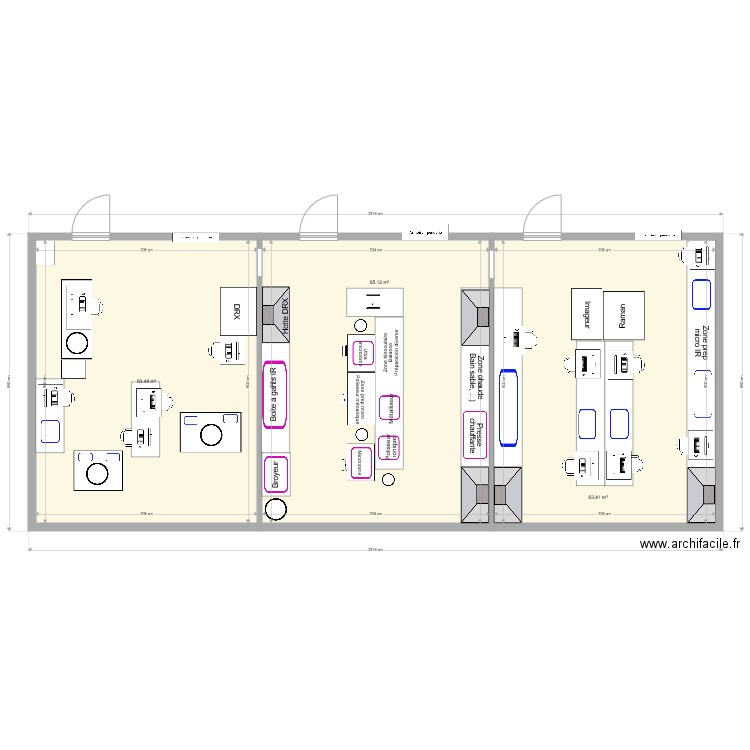 Micro DRX Prep IR. Plan de 0 pièce et 0 m2