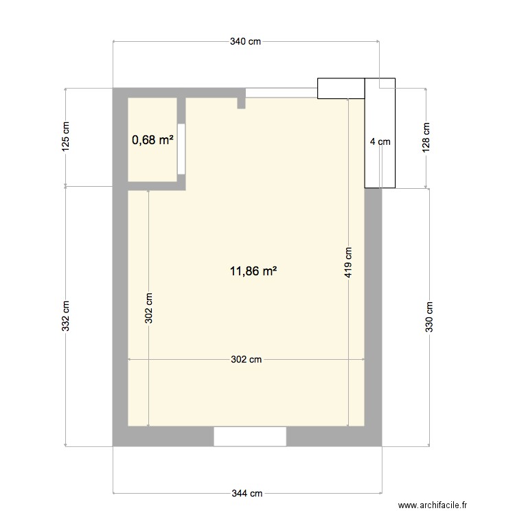 CUISINE A L. Plan de 0 pièce et 0 m2