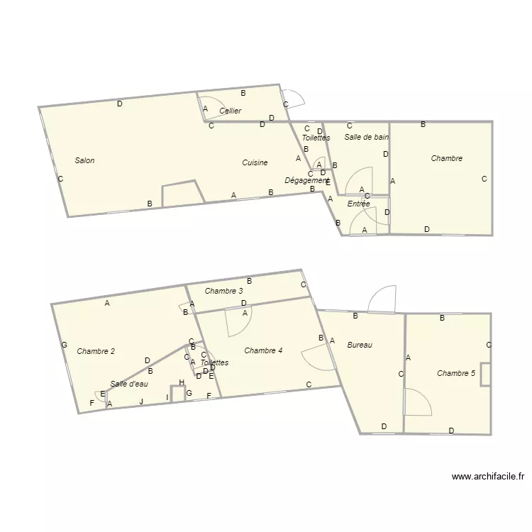 Croquis MEYROU2. Plan de 