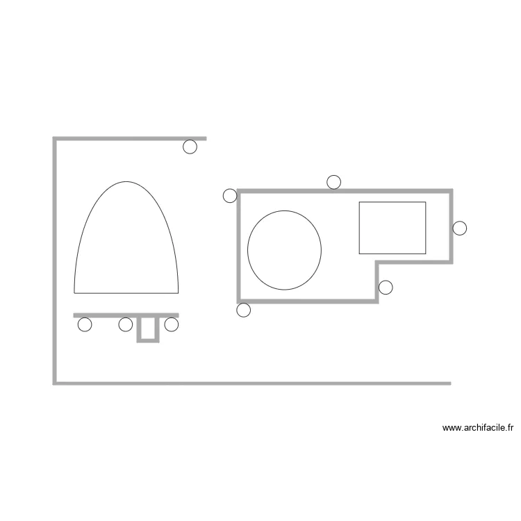 DUFEU ZONE DECHET PARCE. Plan de 