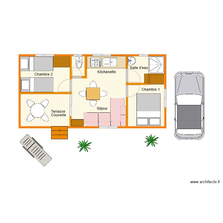 Mobilhome Sun Roller. Plan de 0 pièce et 0 m2