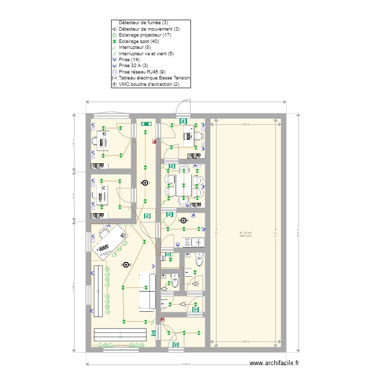 BUREAU. Plan de 0 pièce et 0 m2