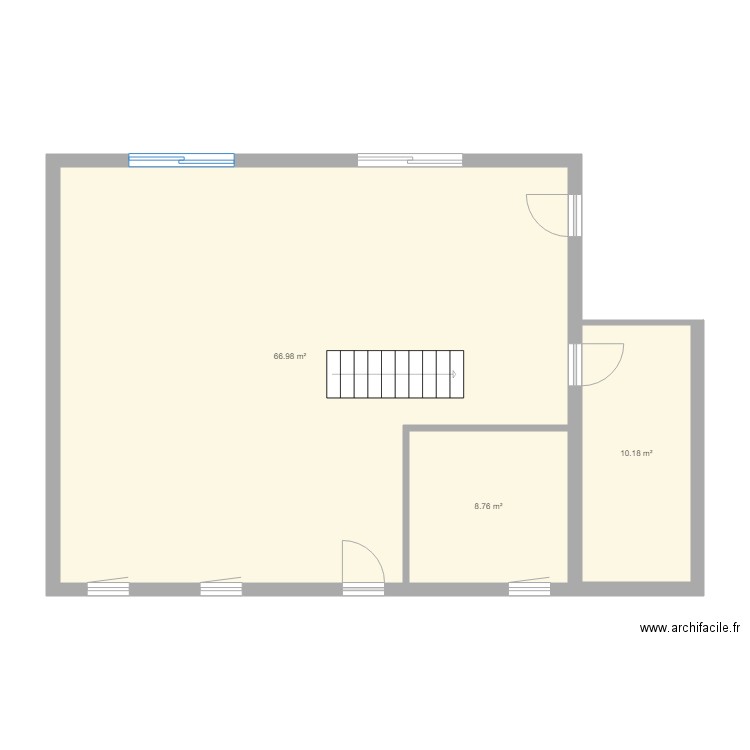 maison avant stoumont rdc new. Plan de 3 pièces et 86 m2