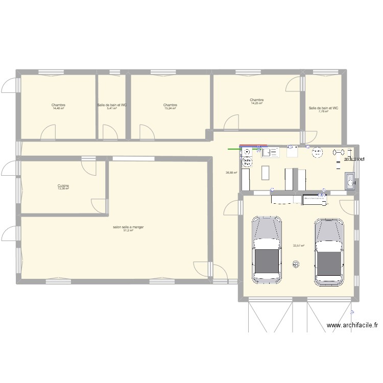 leo57480. Plan de 9 pièces et 192 m2