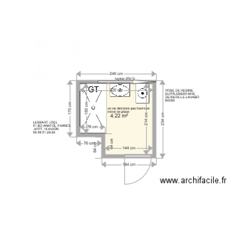 LESSART JOEL . Plan de 0 pièce et 0 m2