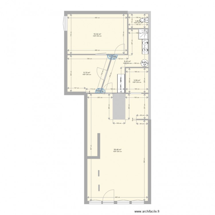 DAVID 1. Plan de 0 pièce et 0 m2