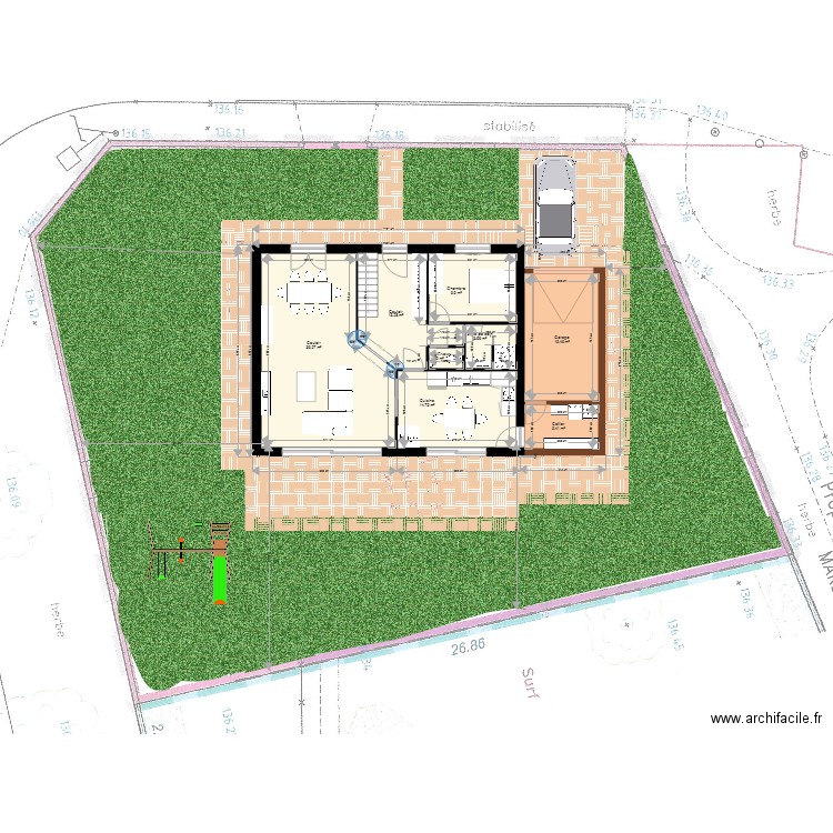 Plan Marly B. Plan de 0 pièce et 0 m2