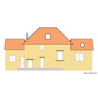 plan de façade après travaux
