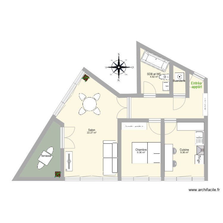christophe 2. Plan de 0 pièce et 0 m2