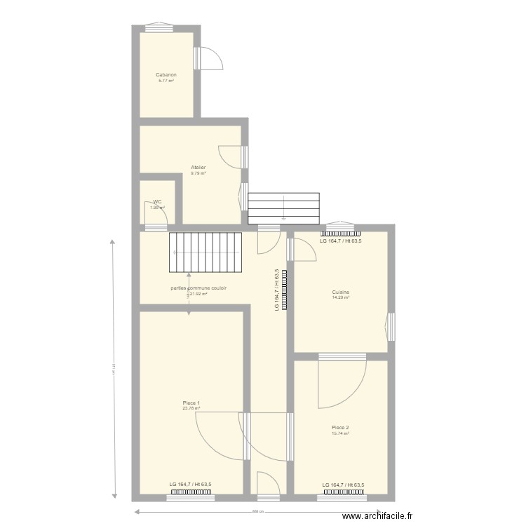 VDA rdc. Plan de 0 pièce et 0 m2