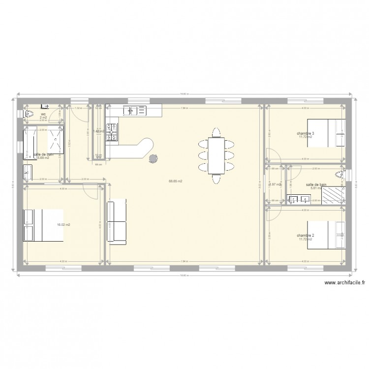 maison bois. Plan de 0 pièce et 0 m2