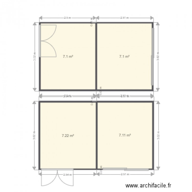 ABRI DE JARDIN. Plan de 0 pièce et 0 m2