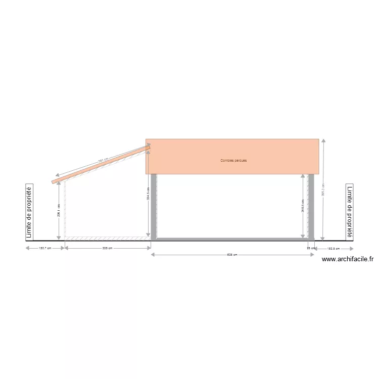 DP3 PLAN EN COUPE. Plan de DP3 PLAN EN COUPE. Plan de