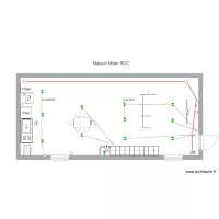 Maison Milan RDC  Salon et Cuisine