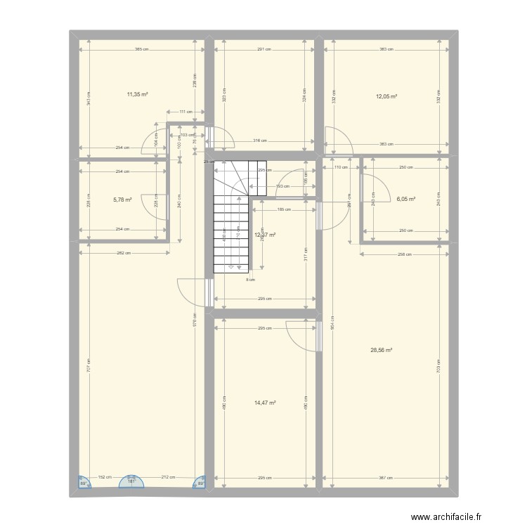 étage avant chappe. Plan de 0 pièce et 0 m2