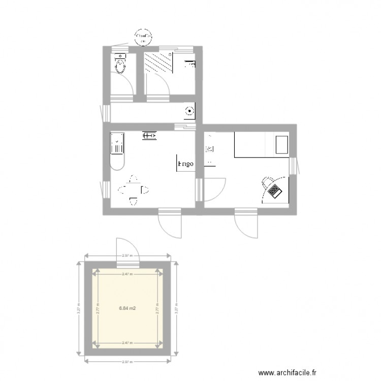 BB 1. Plan de 0 pièce et 0 m2