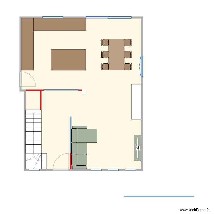 N SEJOUR. Plan de 0 pièce et 0 m2