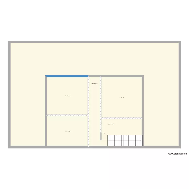 plant maison RDC. Plan de 