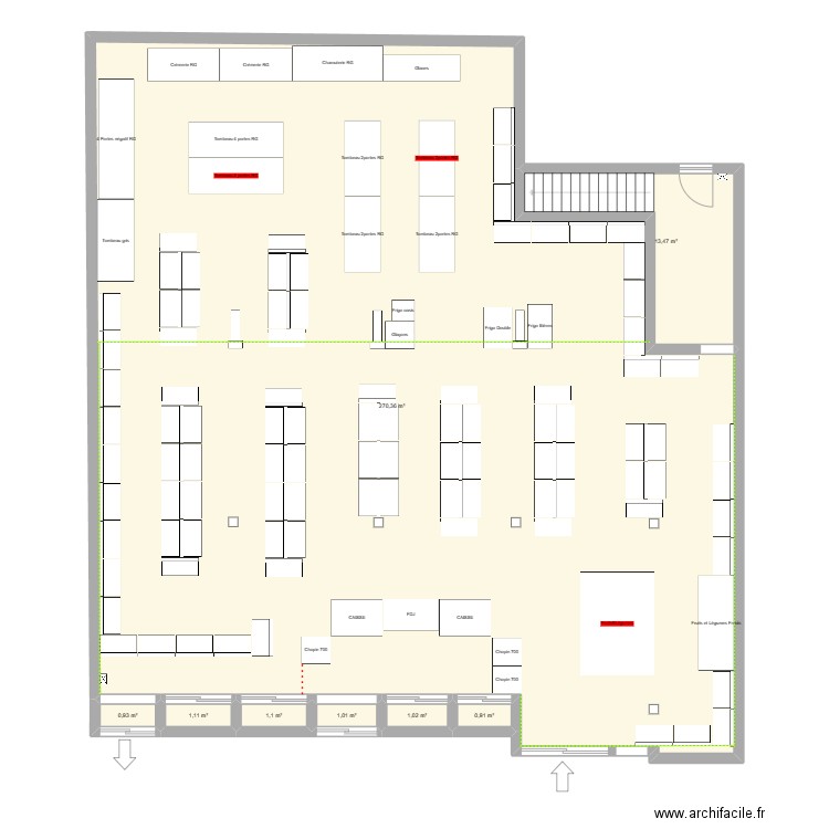 Ravine Glissante Nouvelle implantation 25.09.23. Plan de 8 pièces et 290 m2