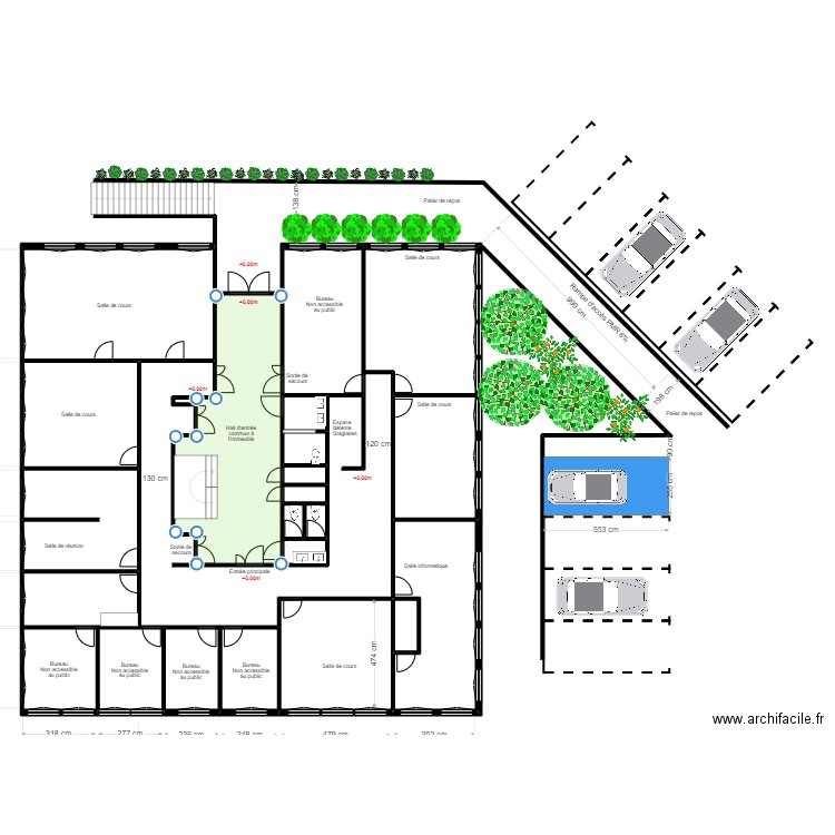 Griffon SITUATION. Plan de 24 pièces et 387 m2