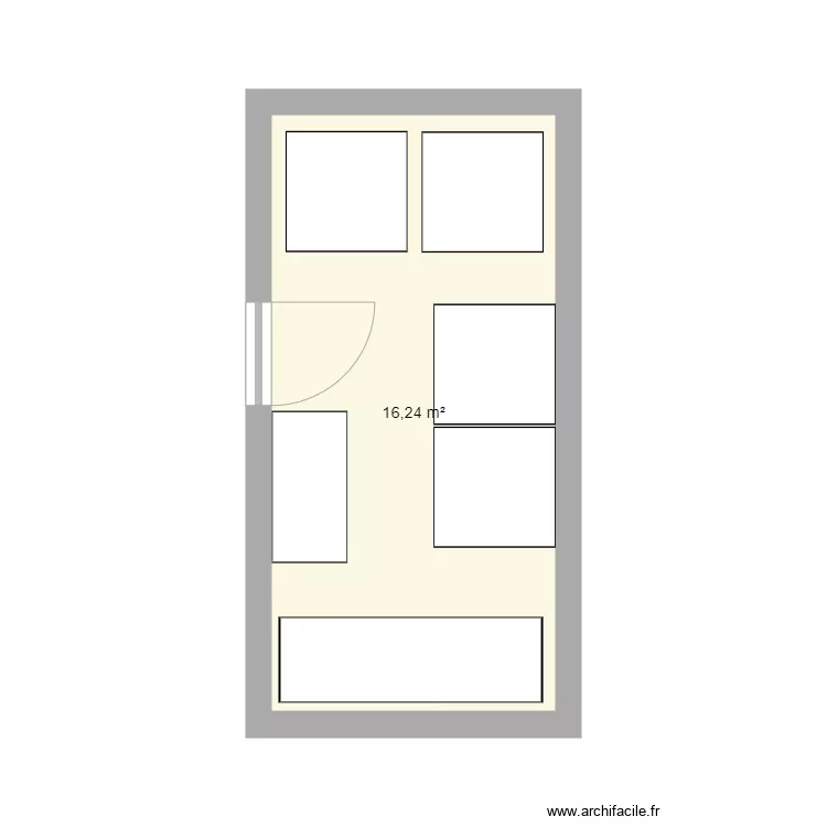 bungalow hiro. Plan de 