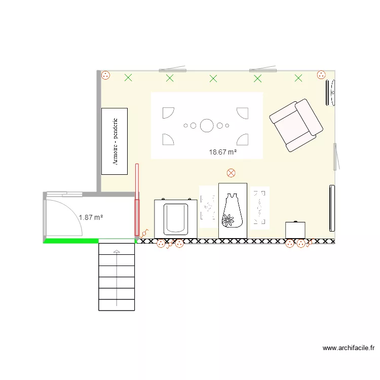 elec chambre2 yess. Plan de 