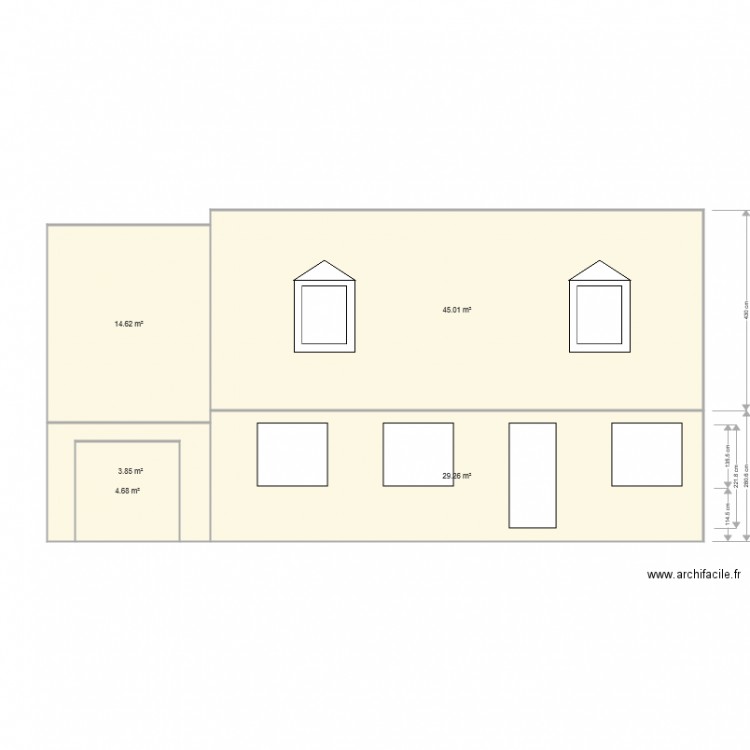 facade avt alain avt travaux. Plan de 0 pièce et 0 m2