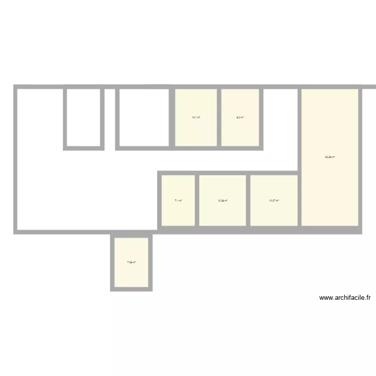 les thermes. Plan de 