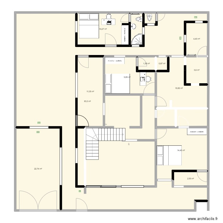 2-Plan Villa Elisabeth Avec Draft 1. Plan de 0 pièce et 0 m2
